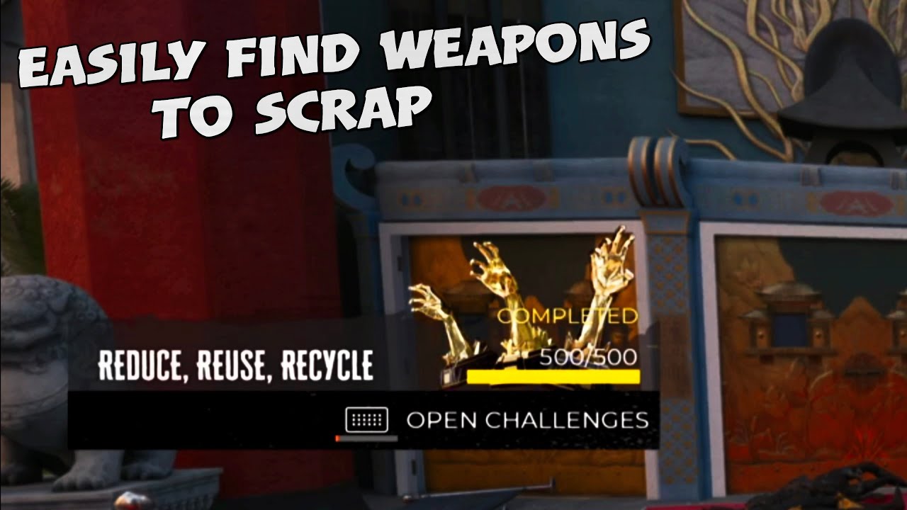 Dead Island 2 - Easily find weapons to scrap - Reduce Reuse Recycle Challenge
