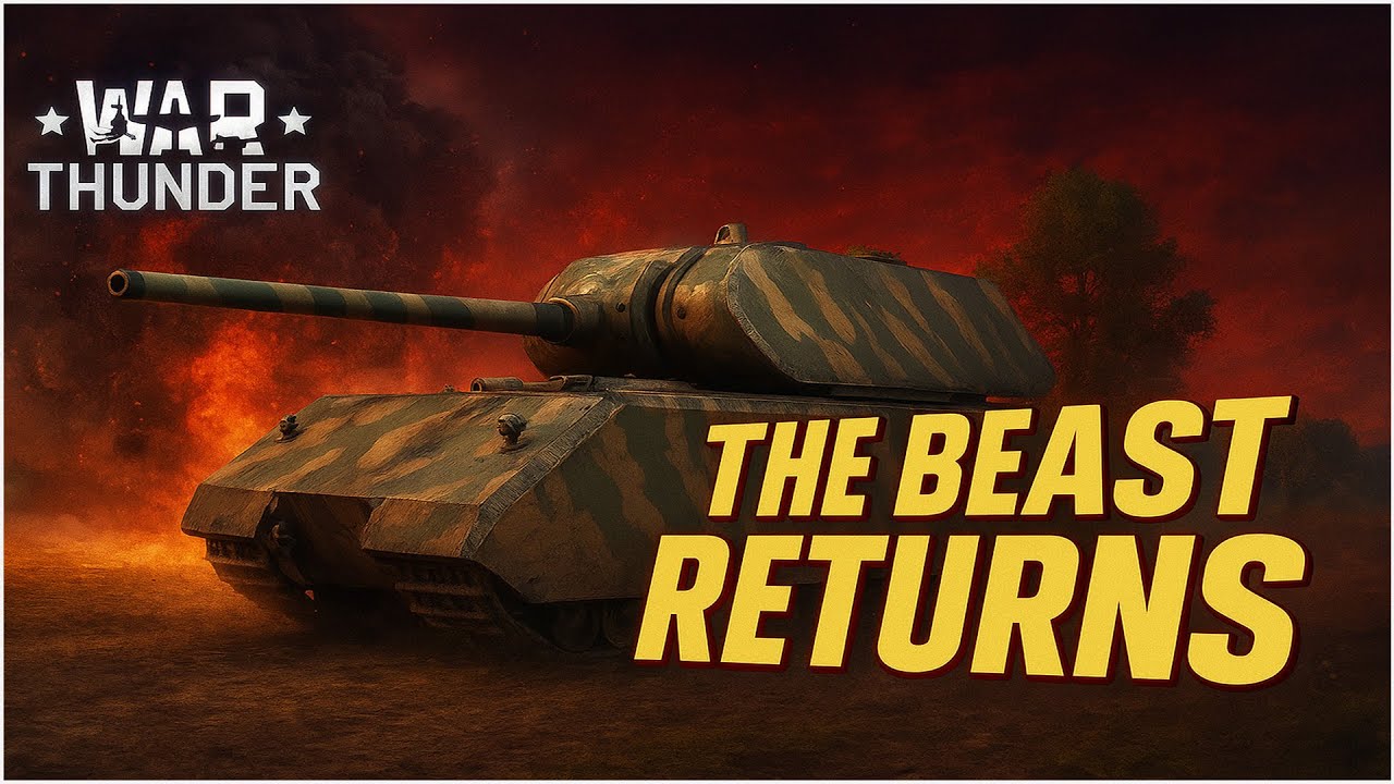 War Thunder ''Maus'' Гигантский немец, заслуживающий уважения!!