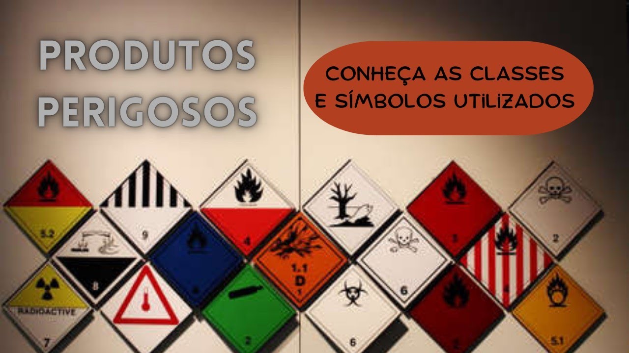 Conheça as 9 CLASSES de PRODUTOS PERIGOSOS | RÓTULOS de RISCO | Aprenda a ler um PAINEL de SEGURANÇA