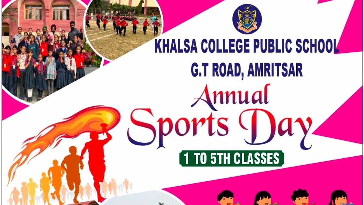 Annual Sports Day Junior at Khalsa College Public School GT Road