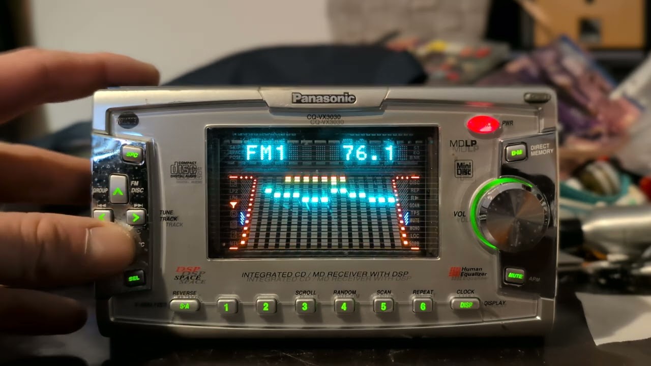 Panasonic CQ-VX3030 JDM 2 din vintage headunit