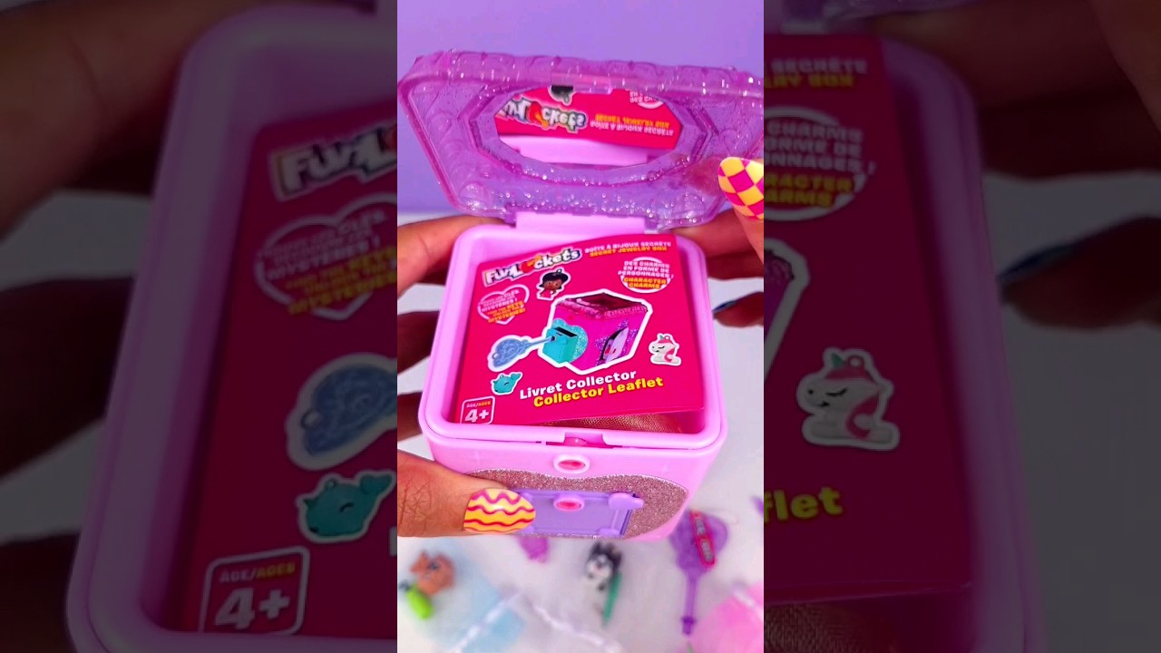 FunLockets Secret Jewellery Box! 💜💜 | Satisfying Video ASMR #funlockets #charms #asmr #shorts