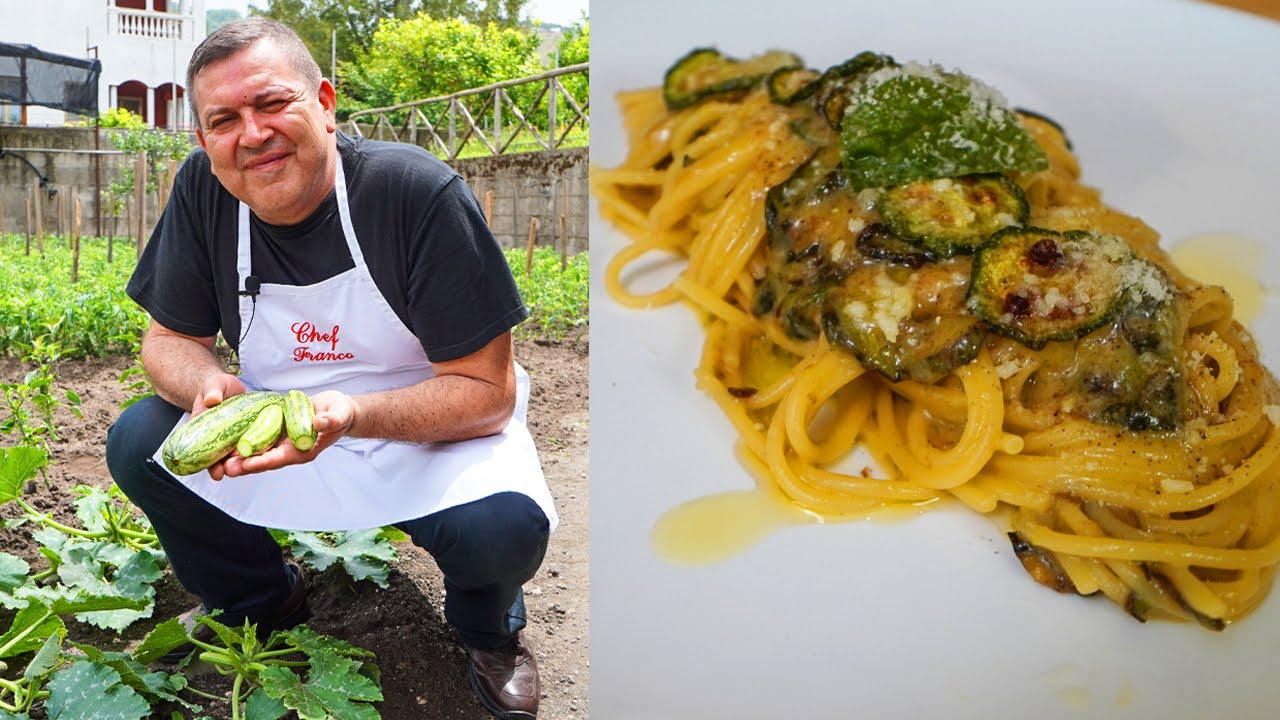 SPAGHETTI alla NERANO - La RICETTA SPETTACOLARE con le ZUCCHINE DEL MIO ORTO