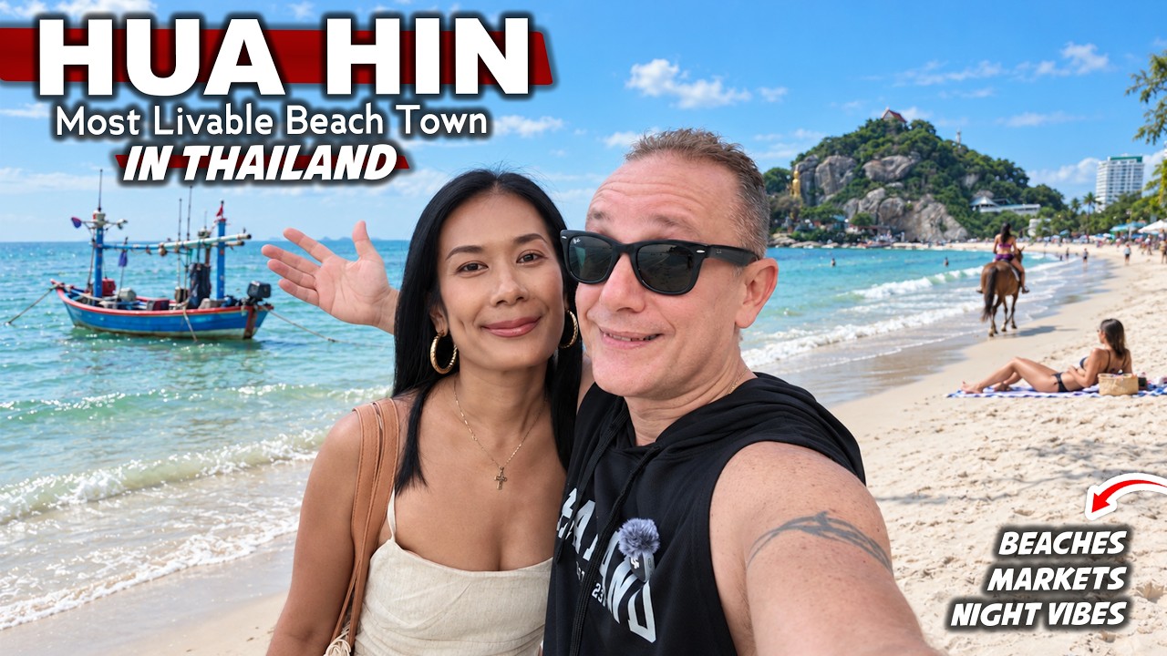 Is HUA HIN Thailand&rsquo;s Most Relaxing Beach Town 🇹🇭 | Hotels, Beaches, Market & More #livelovethailand