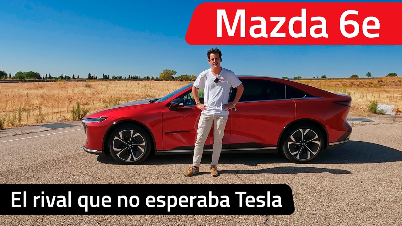 MAZDA 6e 2025: tamaño de Model S a precio de Model 3 ⚡ Prueba / Review en español | #Autocasión