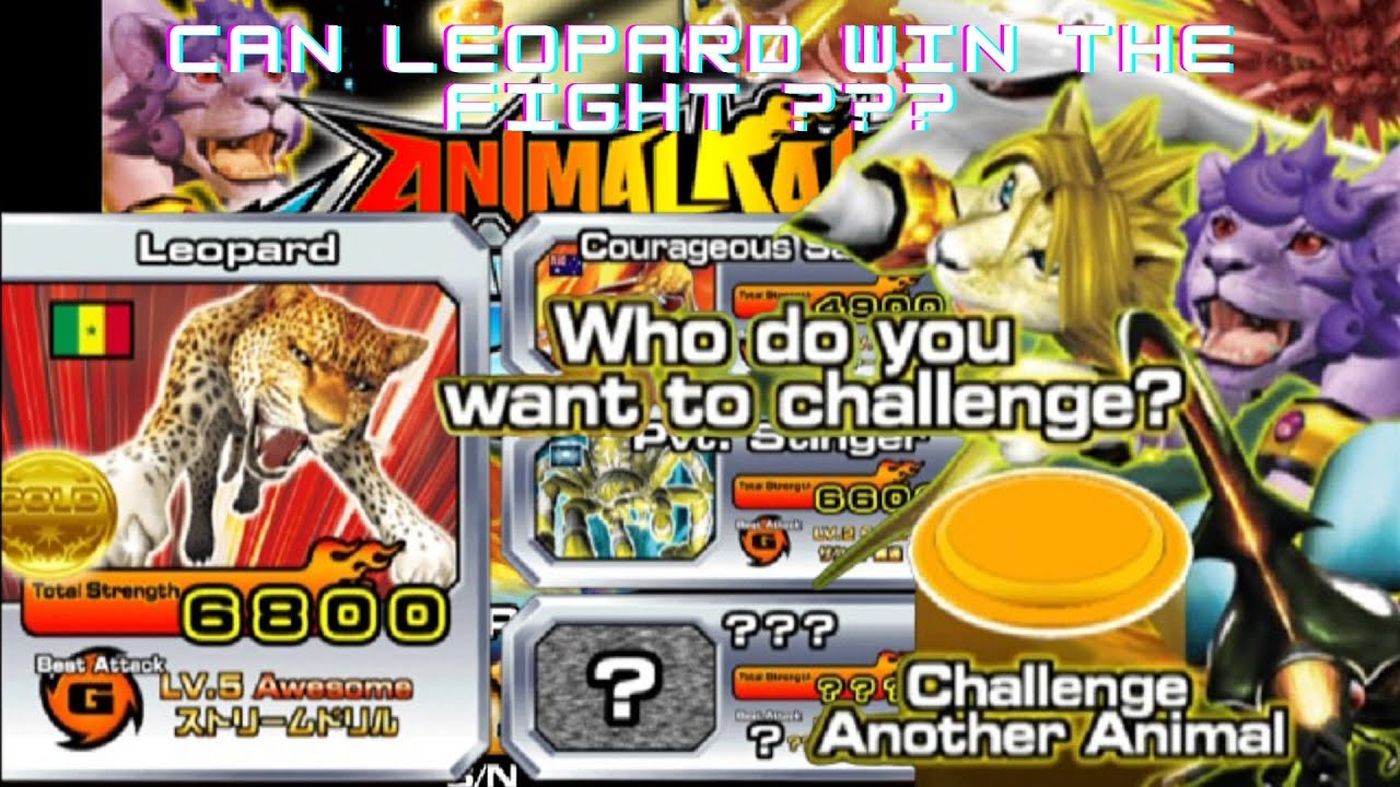Play Animal Kaiser Evolution 6 II Normal Mode II Leopard II Can Win the Fight ??