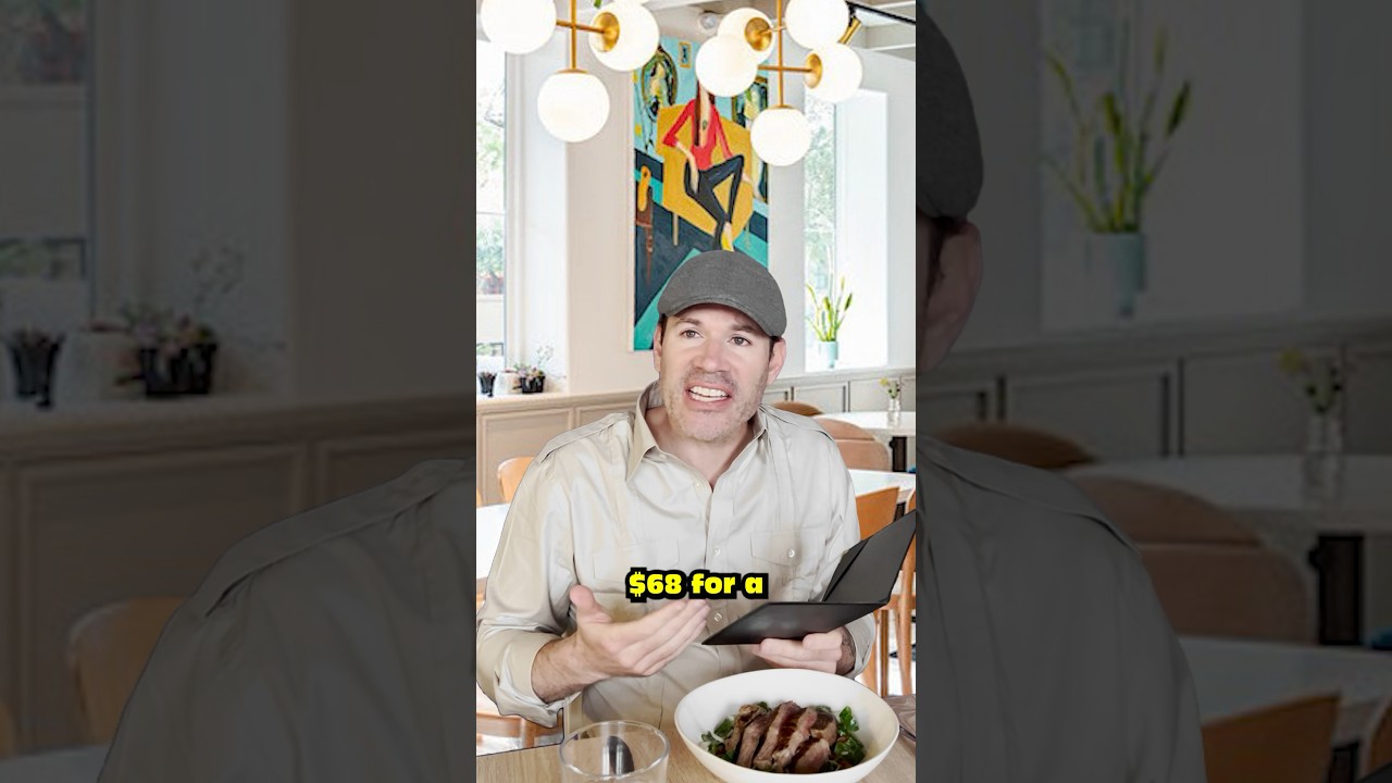 He accidentally ordered a $68.00 salad and gave me zero tip