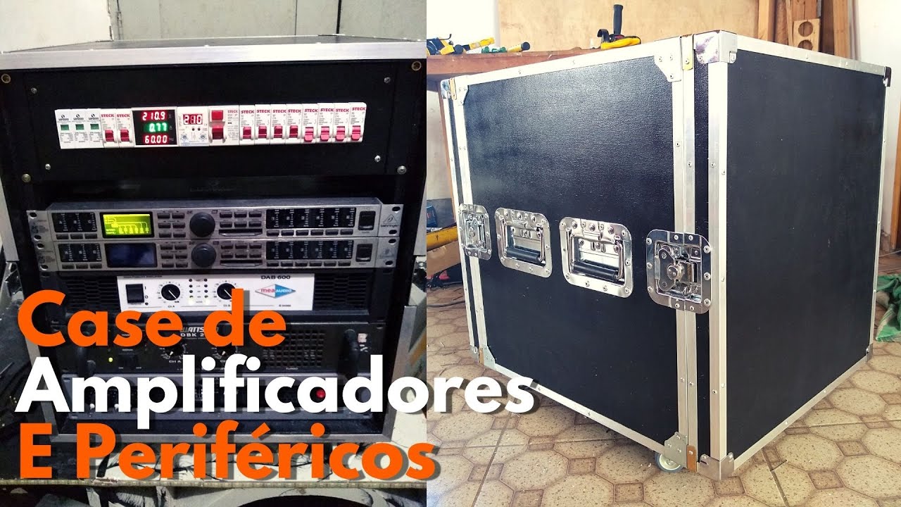 Case de Amplificadores Main Power e Periféricos Montagem