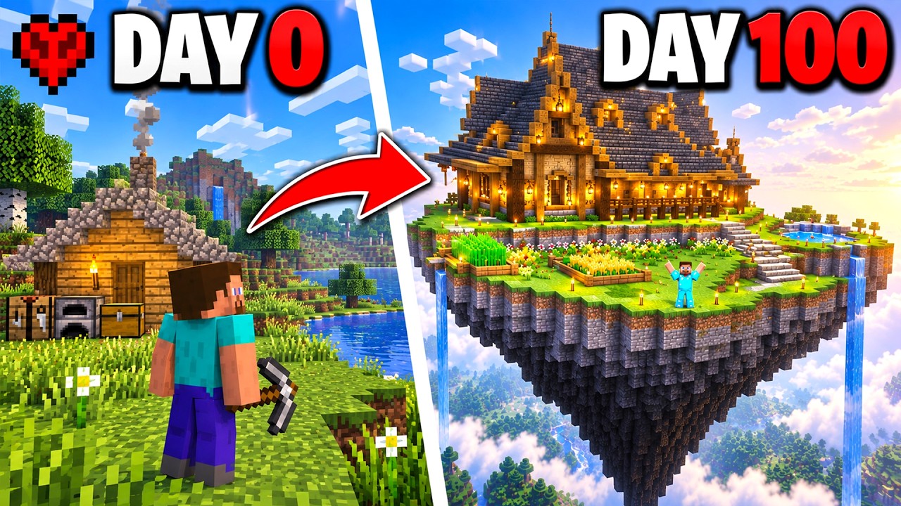 I Survived 100 Days In Minecraft Hardcore
