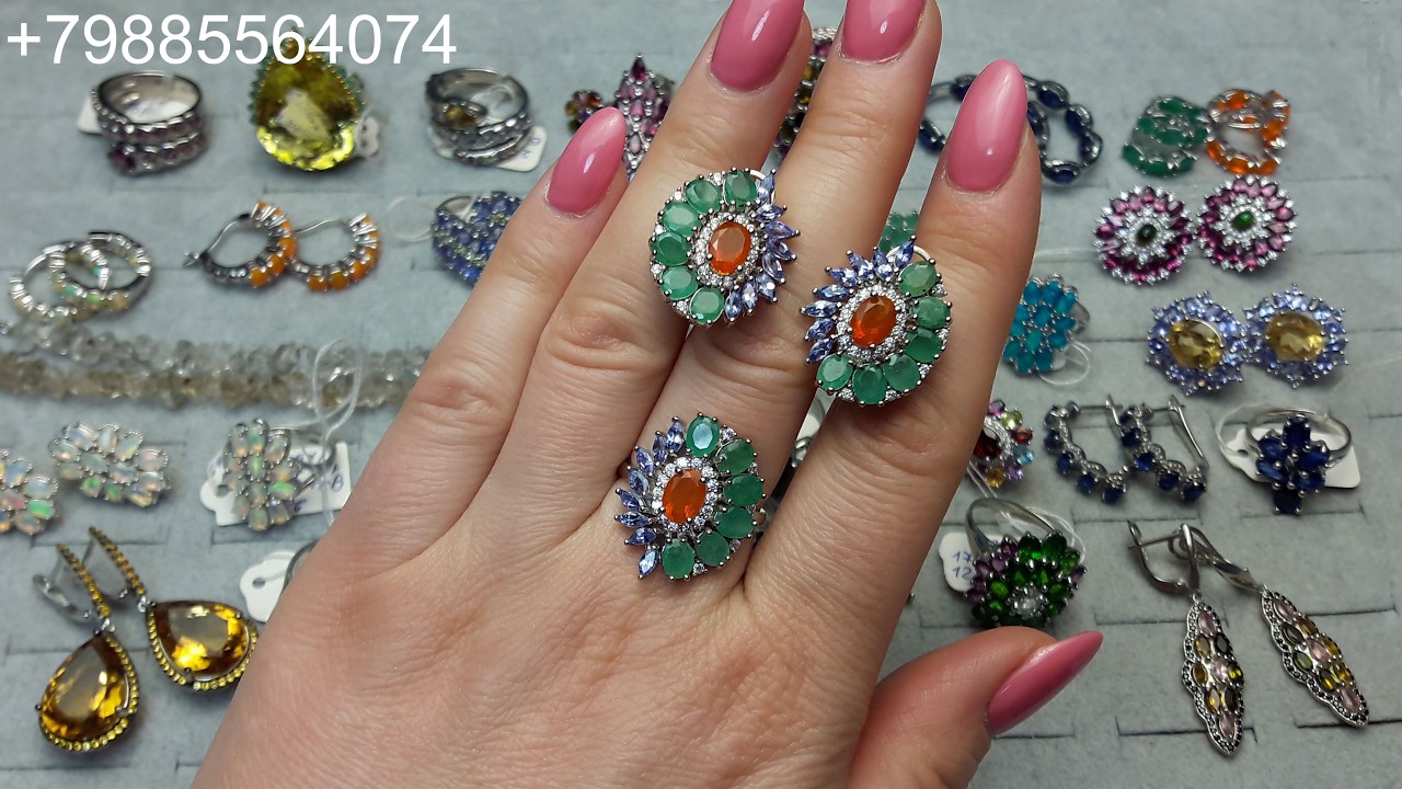 Серебро 925. Натуральные камни. Тайланд. 12.03.2026