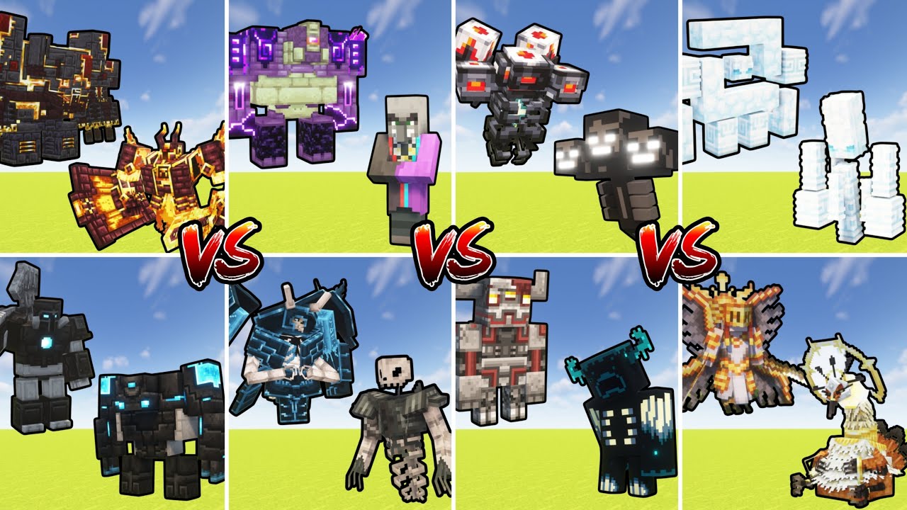 MINECRAFT'S ULTIMATE DOU BOSS TOURNAMENT | Minecraft's Greatest Battle