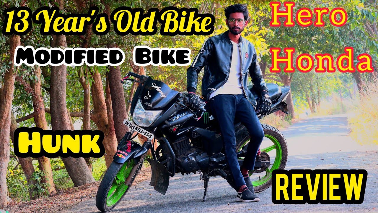 13 Year's Old Hero Honda Hunk Modified Bike Review || Rj Blogs || #bike #herohonda #modifiedbikes