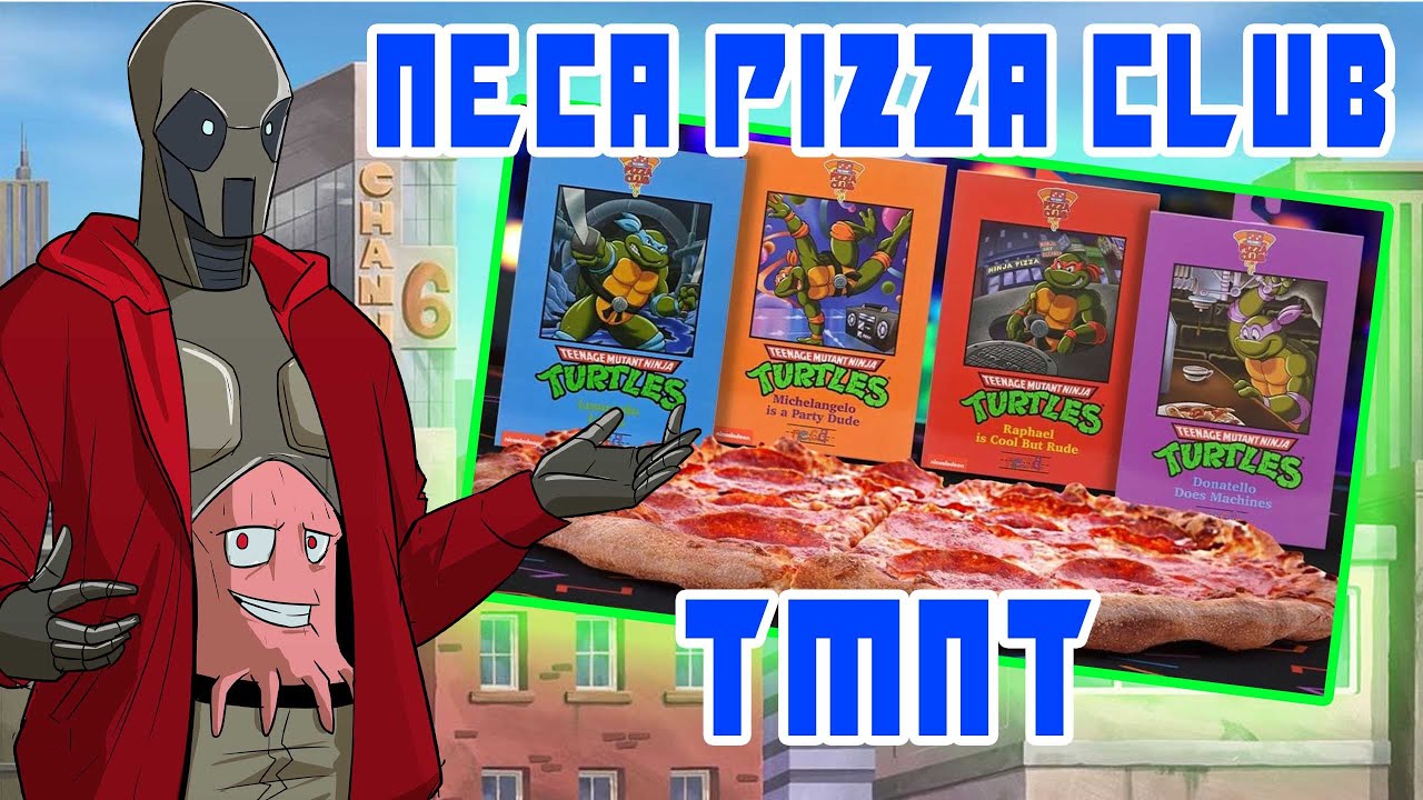 NECA Toys Pizza Club TMNT Action Figure Review