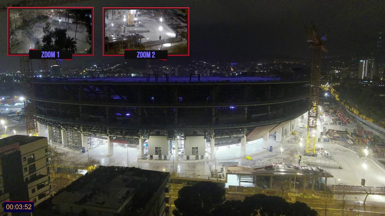 Emissi&oacute; en directe 4K! 18/03/26 de Las Obras del Camp Nou!