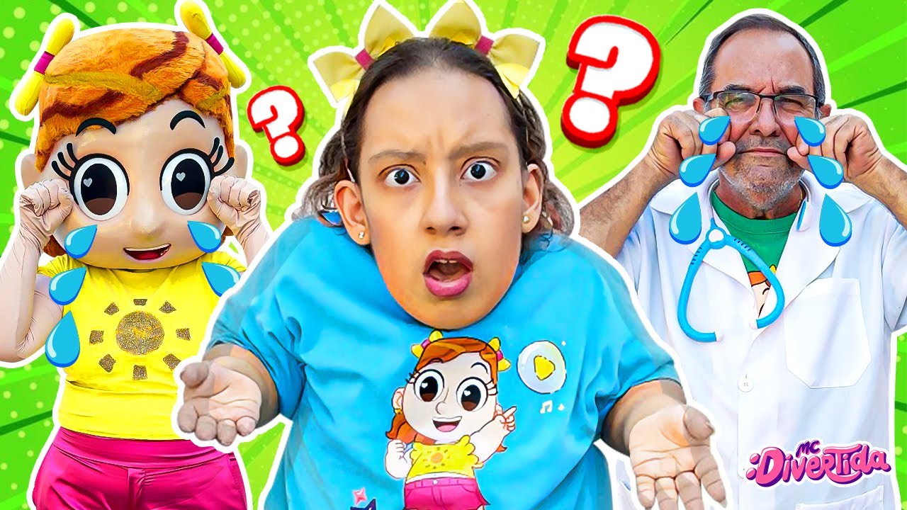 Papai e Maria Clara em O Mistério do Dia Triste da Boneca MC Divertida
