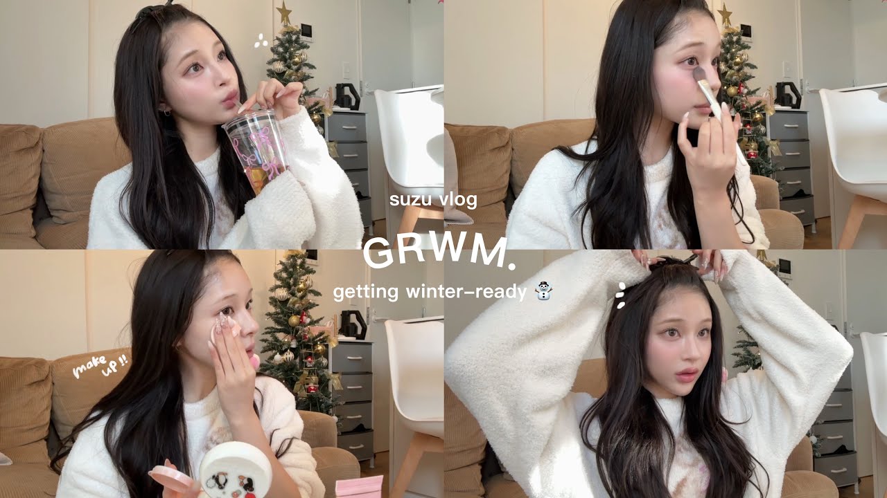 [Русские субтитлы] GRWM: Suzu / Готовимся к холодной зиме ☃❄ видеоблог о подготовке к зиме ~