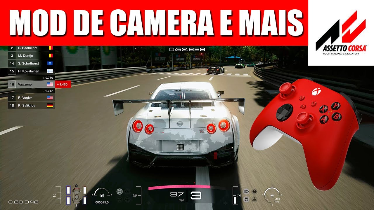 Como colocar mod no AC, GTHUD, FORZA FOV, GAMEPAD