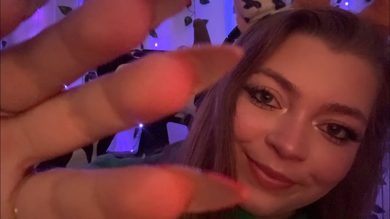 ASMR face touching with mouth sounds for ultimate tingles 💤 #asmr #asmrmouthsounds #asmrfacetouching