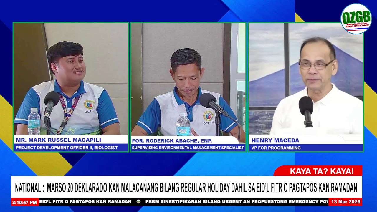 𝐊𝐀𝐘𝐀 𝐓𝐀? 𝐊𝐀𝐘𝐀! 𝐊𝐚𝐩𝐚𝐥𝐢𝐛𝐮𝐭𝐚𝐧 𝐀𝐭𝐚𝐦𝐚𝐧𝐨𝐧 𝐧𝐘𝐀𝐭𝐨 | March 13, 2026
