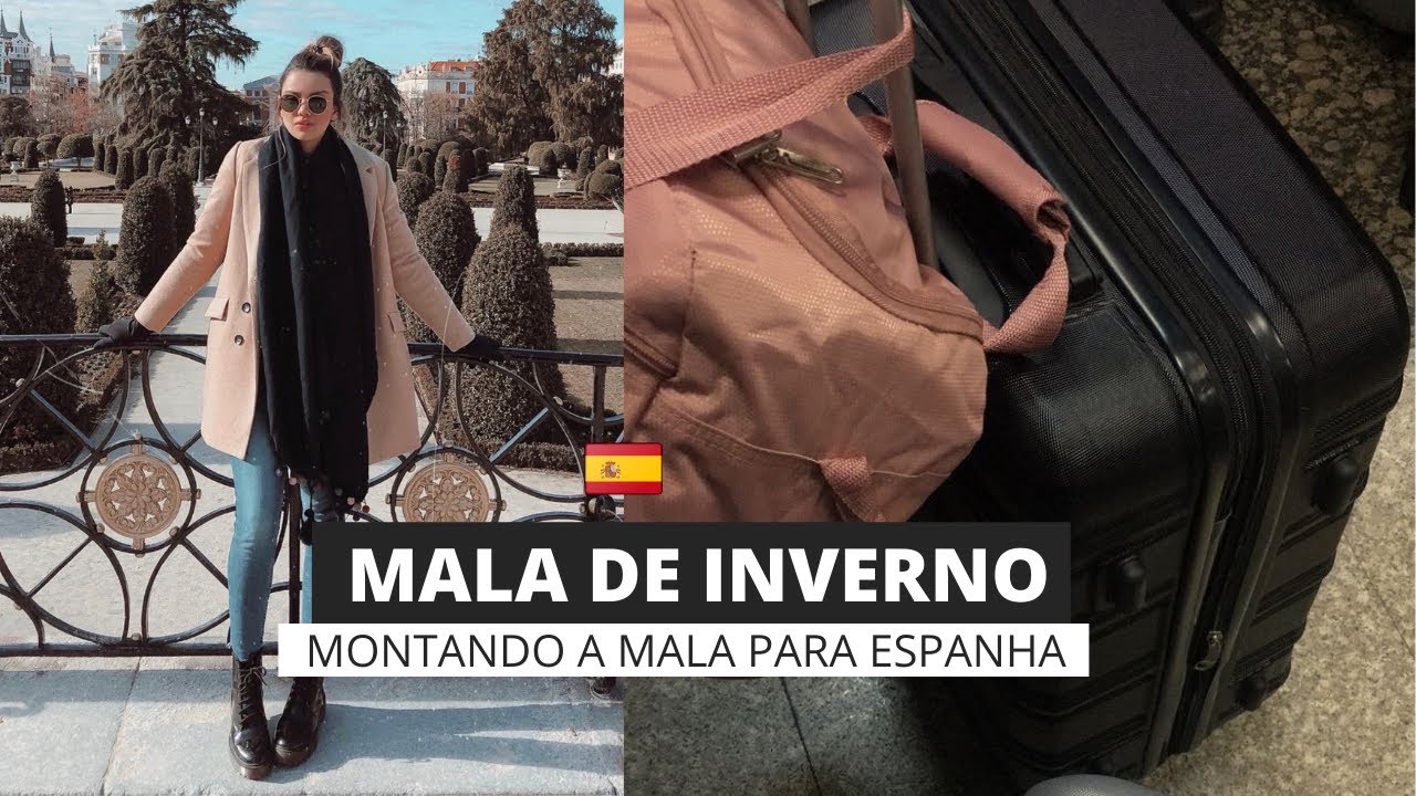 VLOG: ROTINA PRÉ VIAGEM PARA ESPANHA 🇪🇸 | MALA PARA INVERNO