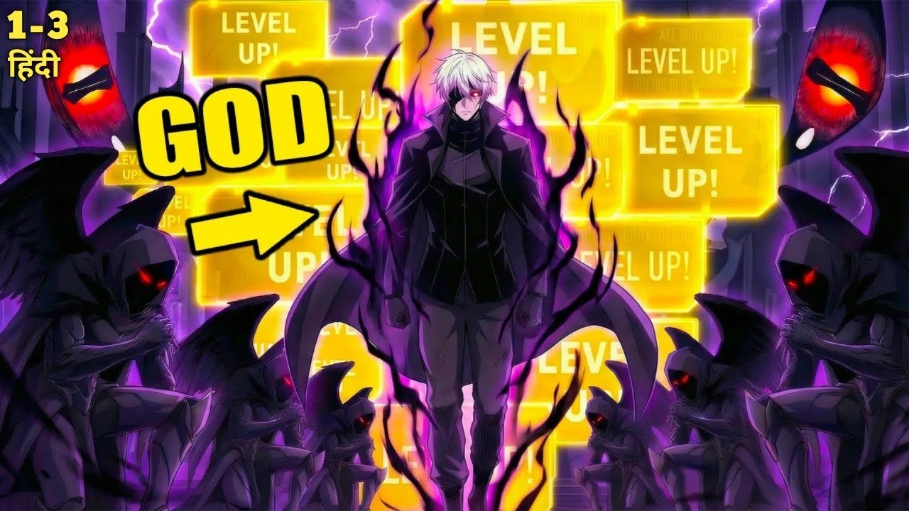 [1-3] He Was the Weakest… Until the 999-Level Curse Made Him a Monster!- Manhwa Recap hindi