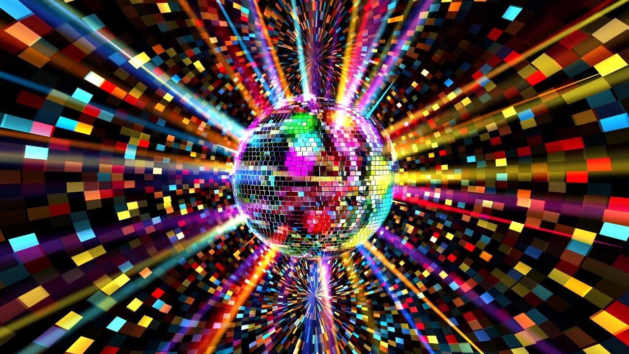 8 Hours 4K Colorful Disco Ball Spinning | Neon Party Background (4K 60FPS)