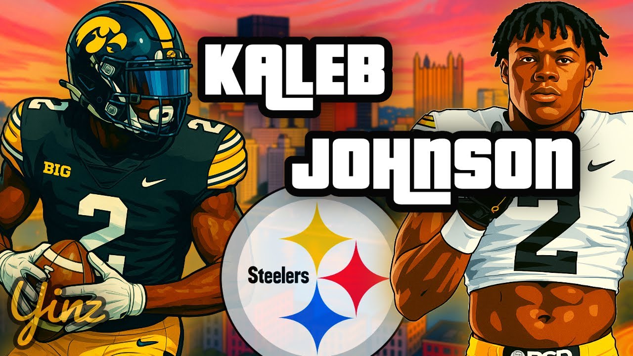 Steelers Just Drafted a MONSTER! 🔥 Iowa’s Beast KALEB JOHNSON Heads to Pittsburgh! 💪🏈