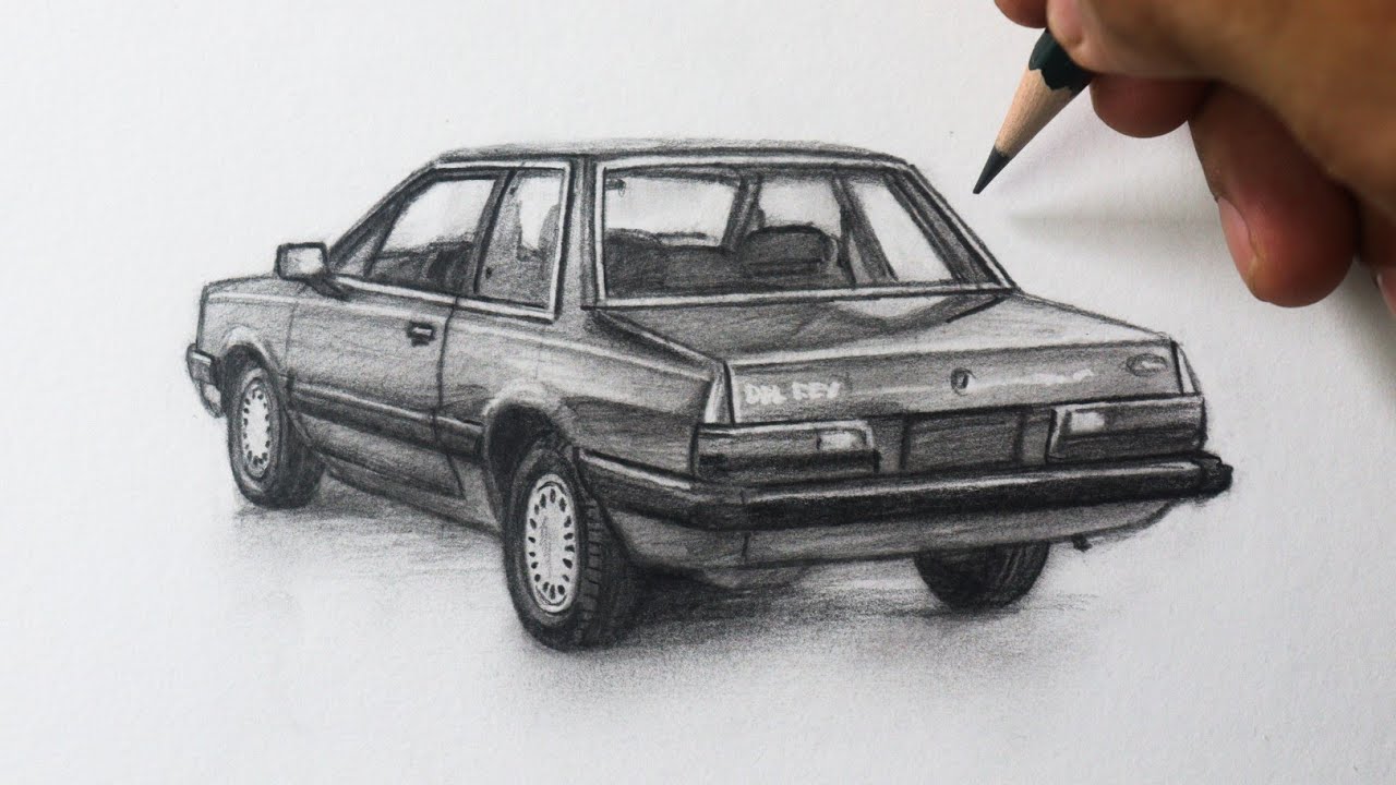 Como desenhar carro antigo O guia do Ford Del Rey