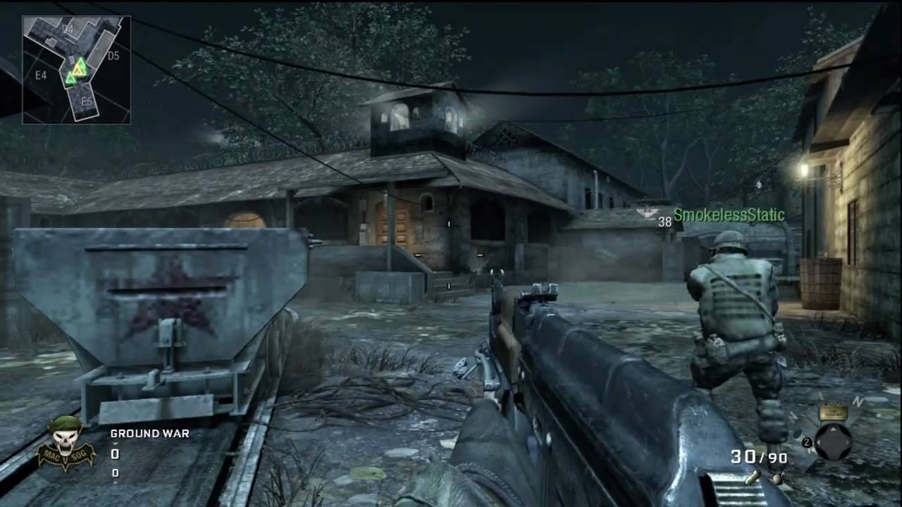 Call of Duty Black Ops - Hanoi - Team Deathmatch (32-2) No Commentary - IzDivine
