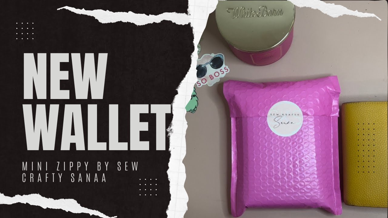 Unboxing New Mini Zippy Wallet by @sewkraftysanaa