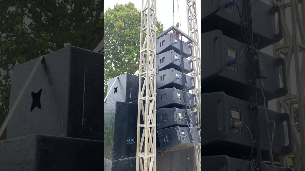 Loading line array xsys azizah sound system