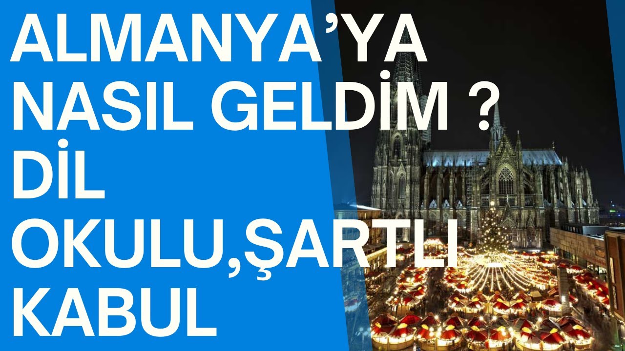 Almanya'ya nasıl geldim? ŞARTLI KABUL,CAĞALOĞLU,DİL BELGELERİ,ÜNİVERSİTELER,EULENSPİEGLER TEICH