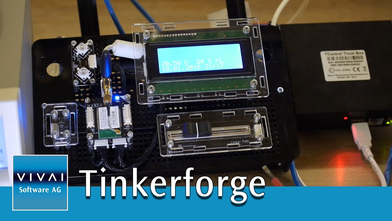 Modul-Baukasten Tinkerforge: Komplexe Anwendungen günstig testen | Vivai Software AG