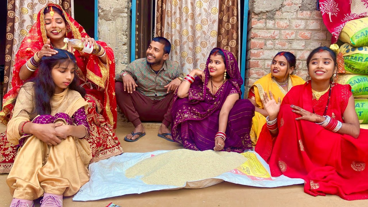 गाँव के शादी विवाह में देखिए कैसे लगन खोला जाता है।kiran singh 