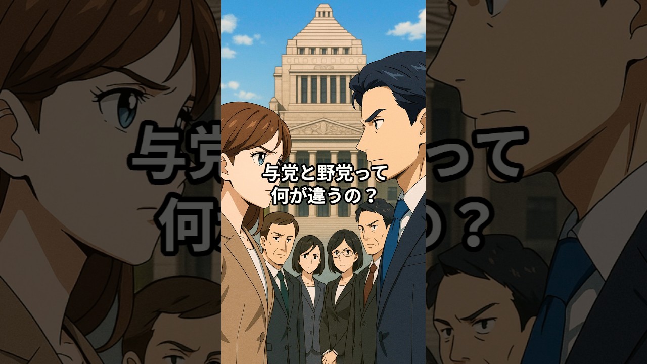 与党と野党は何が違う？ #政治 #雑学 #与党 #野党