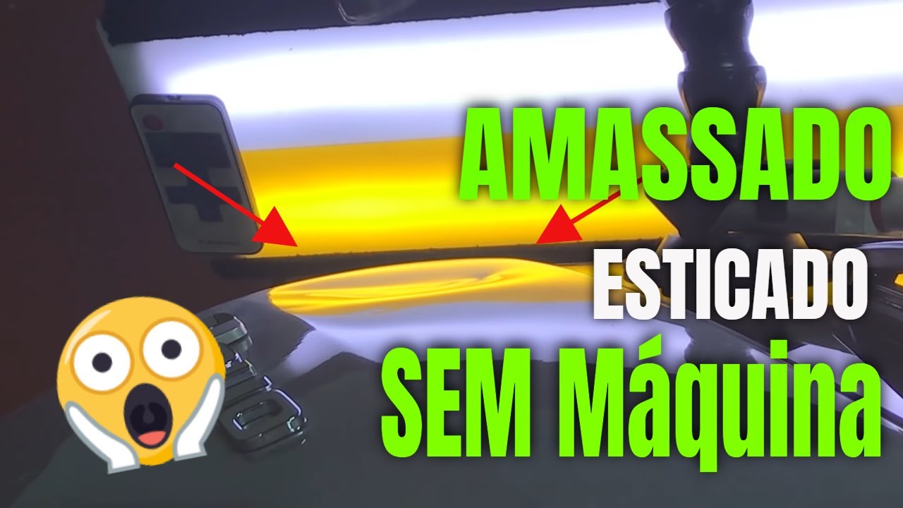 MARTELINHO DE OURO / AMASSADO ESTICADO SEM MÁQUINA E AGORA?