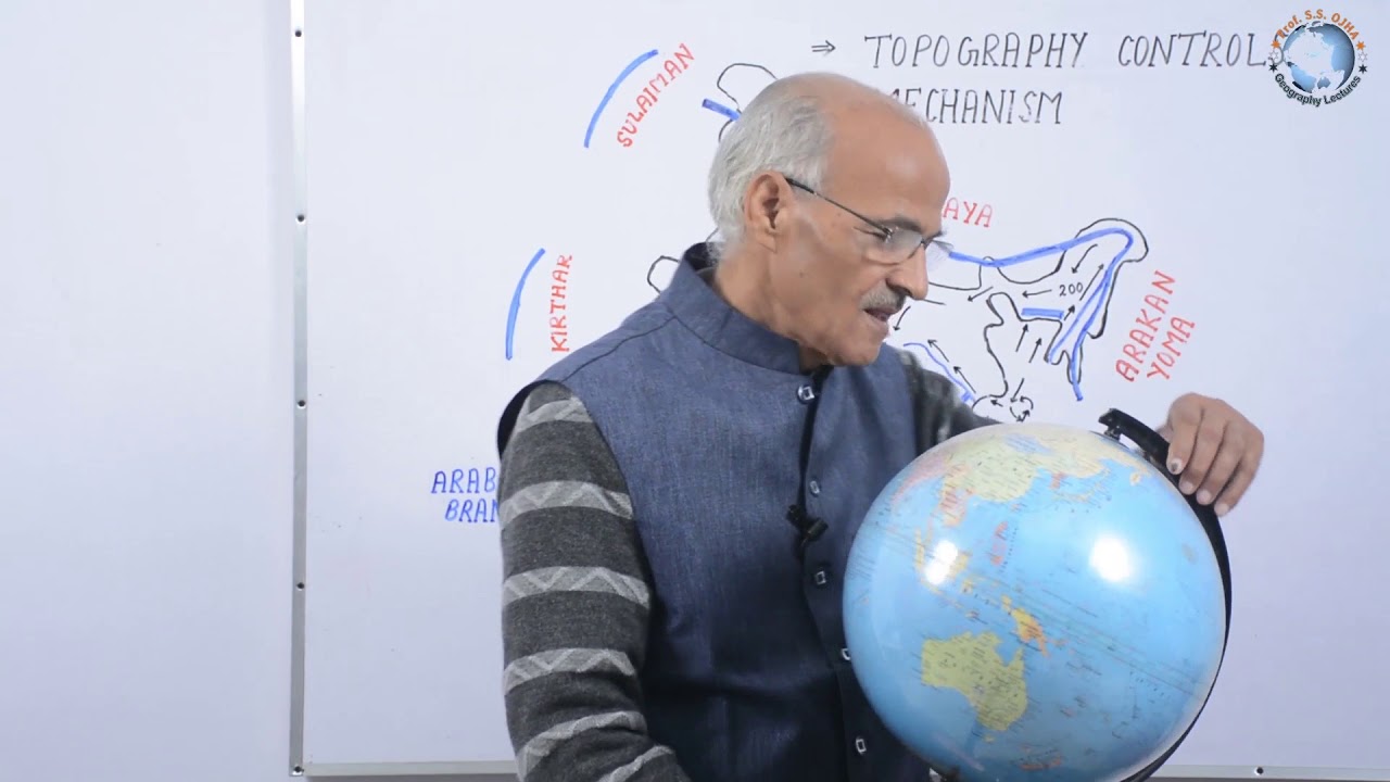 Mechanism of South West Monsoon (Bay of Bengal) In Hindi // By SS Ojha // University Of Allahabad