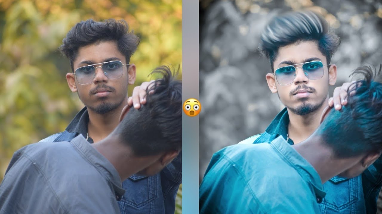New hair style and smooth face photo editing