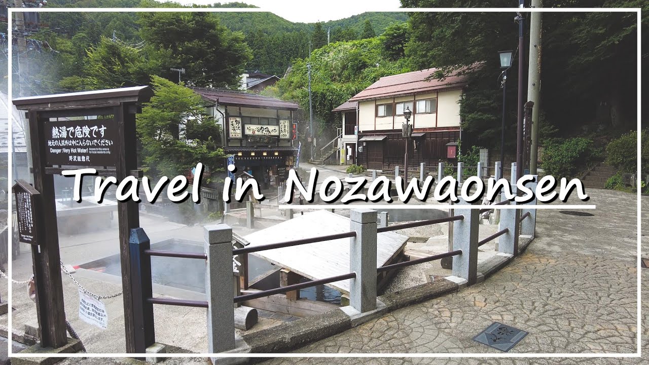 【Japan Walk 4K】Nozawa Onsen in Nagano | A Hot Spring Village You Can Take a Public Bath for Free