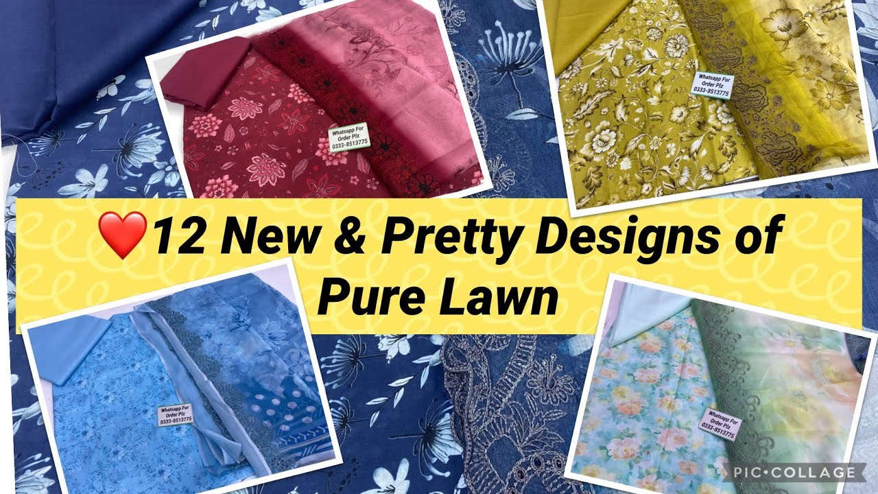 12 New & Pretty Designs of PureLawn | Bakra Eid Collection | Summer Lawn 2025