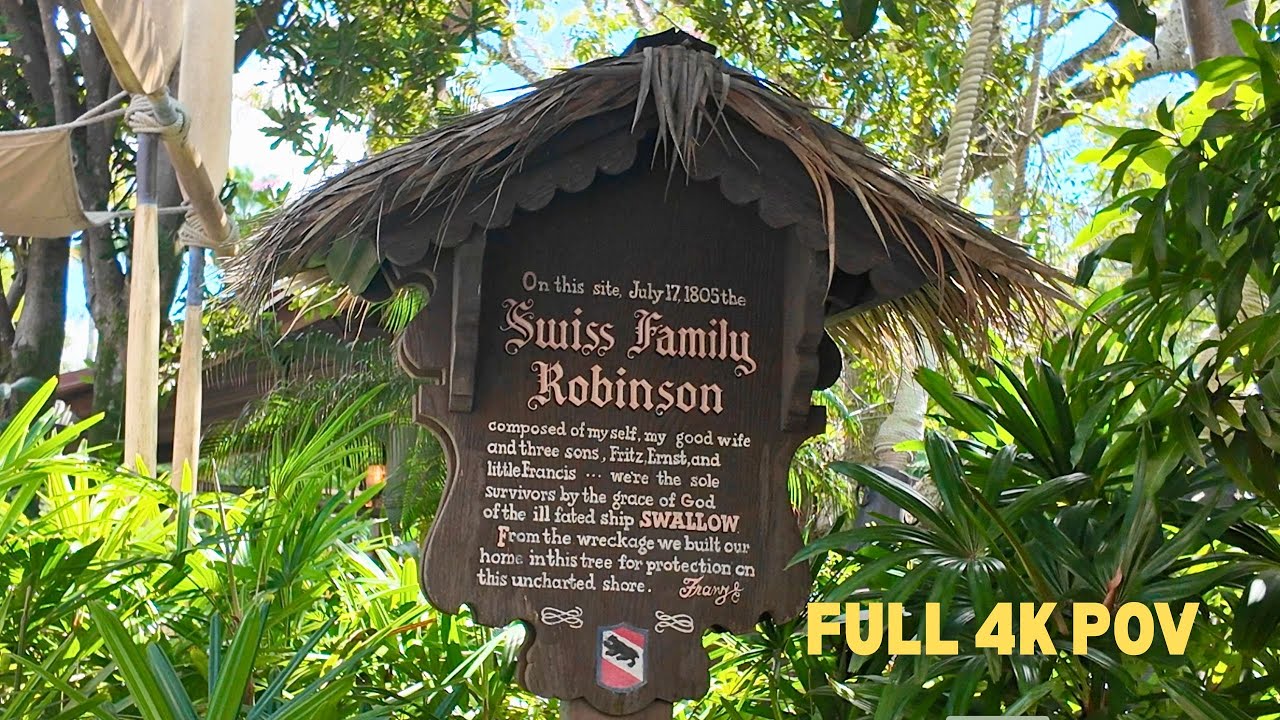 WDW Swiss Family Treehouse Complete Walkthrough | Magic Kingdom 2025