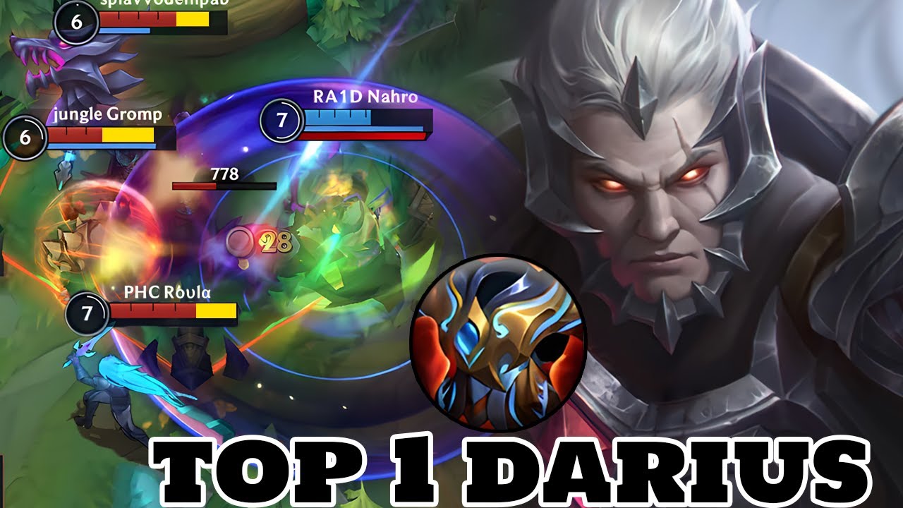 Wild Rift Darius - Top 1 Darius Gameplay "Darius Main" Rank 1 vs 5
