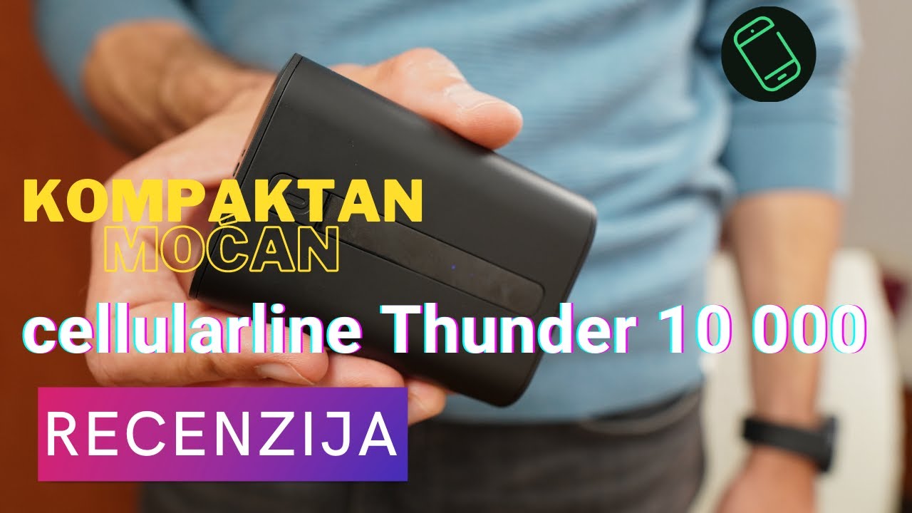 Cellularline Thunder 10 000 Powerbank - Mini Recenzija