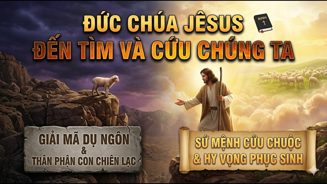 ĐỨC CHÚA JÊSUS ĐẾN TÌM VÀ CỨU CHÚNG TA