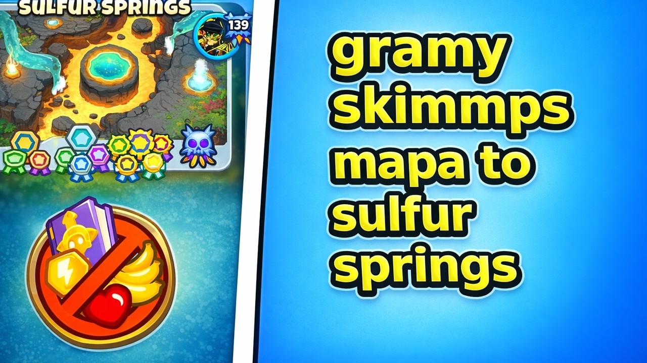 JEDEN BŁĄD = KONIEC 😱 | Sulfur Springs Skimps – Bloons TD 6 [PL]