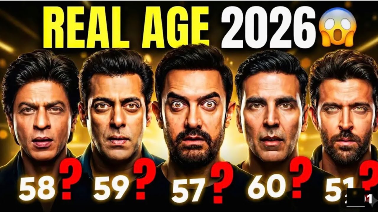 120 Bollywood actors real age 2026 Indian movie actor virel Bollywood video 