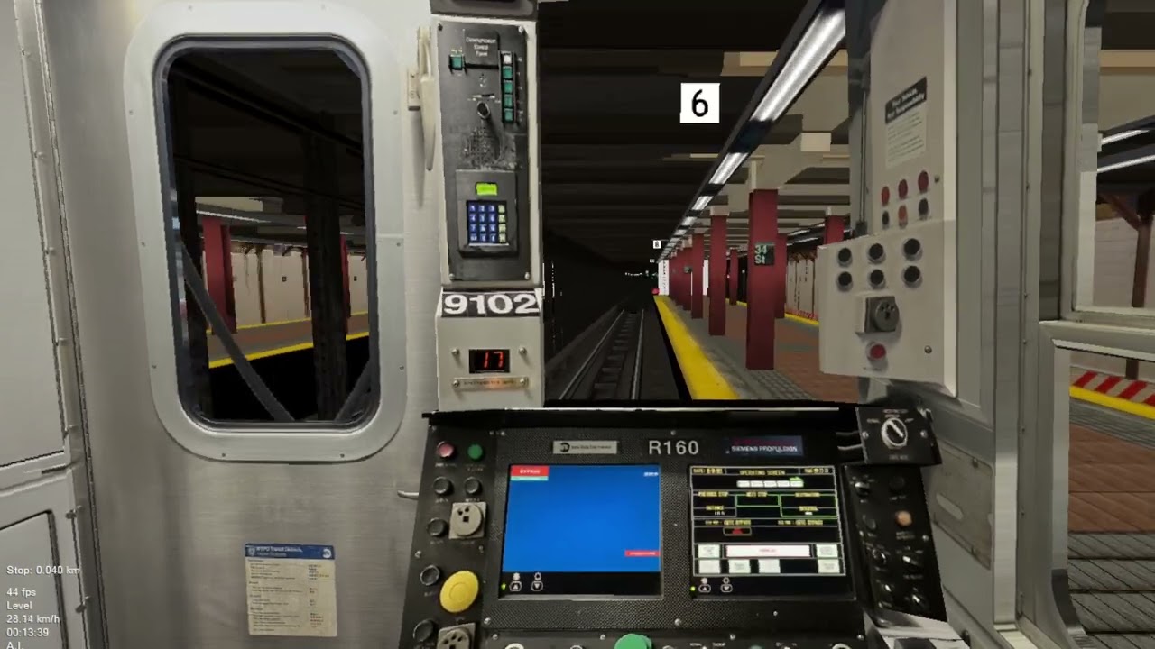 OpenBVE TFO: R160 (Q) 96 Street 2nd Avene - Coney Island (Railgaps and Realistic Flange Sounds) New