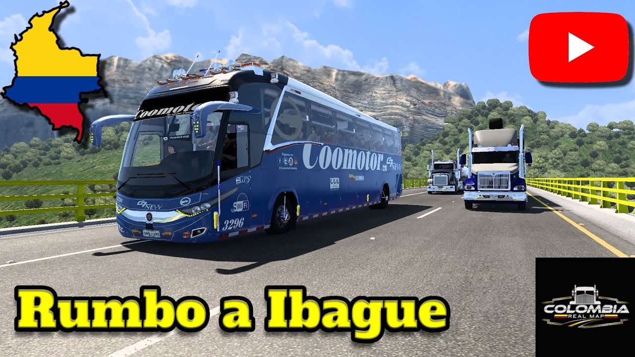 American Truck Simulator | MARCOPOLO G7 | Con destino al Ibagué | ATS COLOMBIA REAL MAP