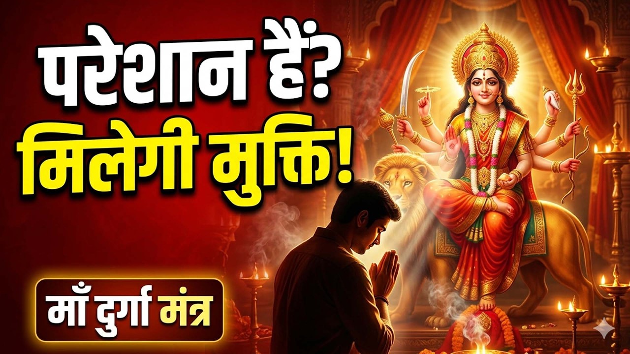 Maa Durga Powerful Blessing Mantra | सर्वाबाधा विनिर्मुक्तो मंत्र | Navratri Special Mantra