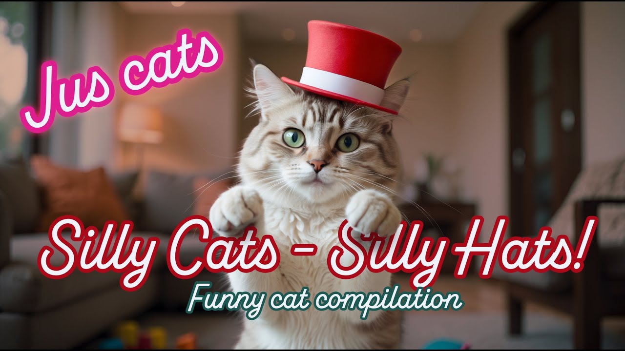 Silly Cats Silly Hats! | Funny Cat Compilation | Jus Cats | 001